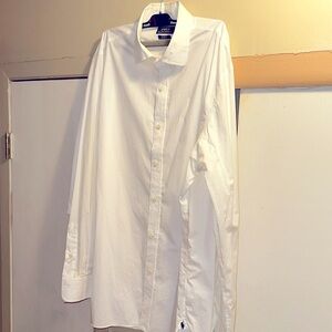 COPY - White Polo Button Down Dress Shirt